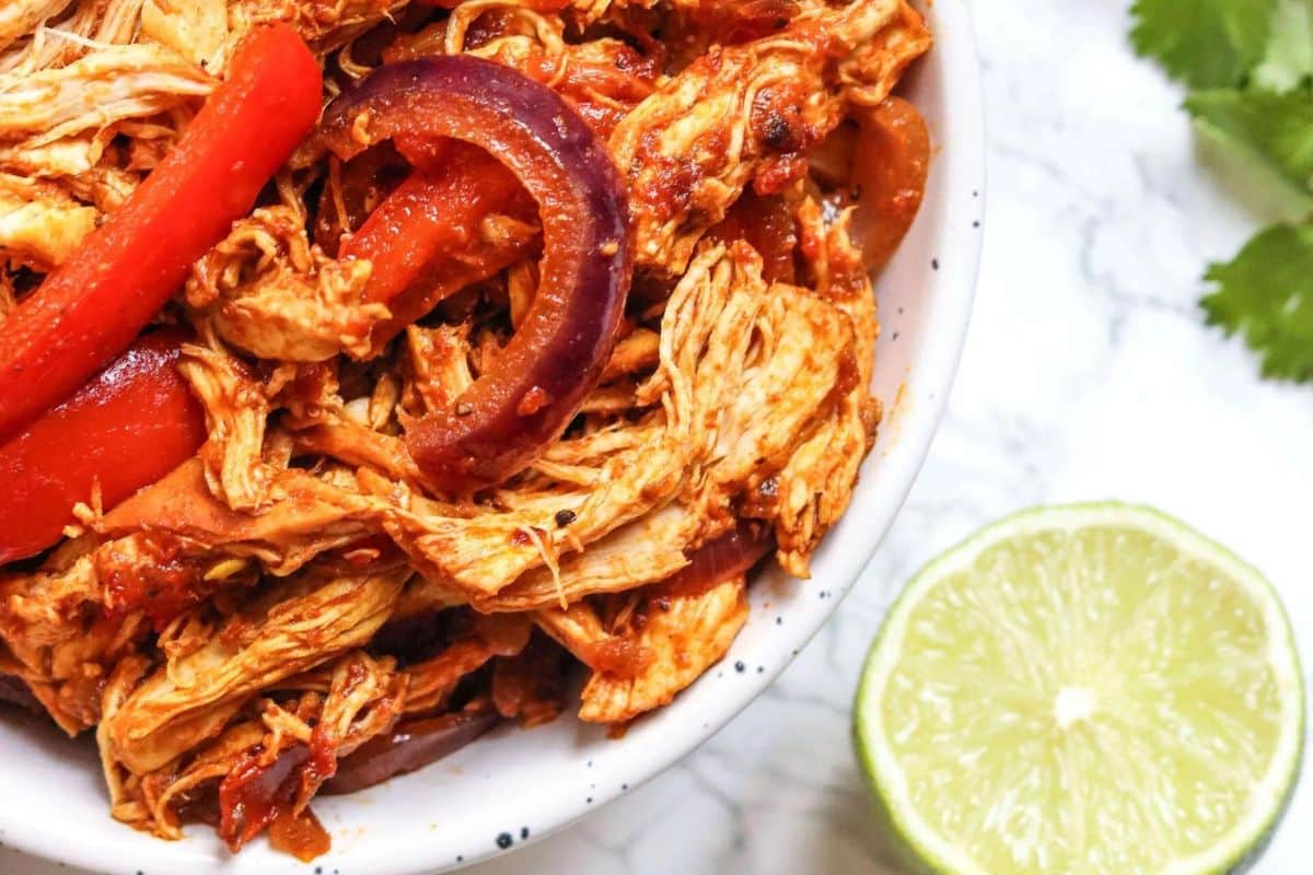 slow cooker chicken fajitas